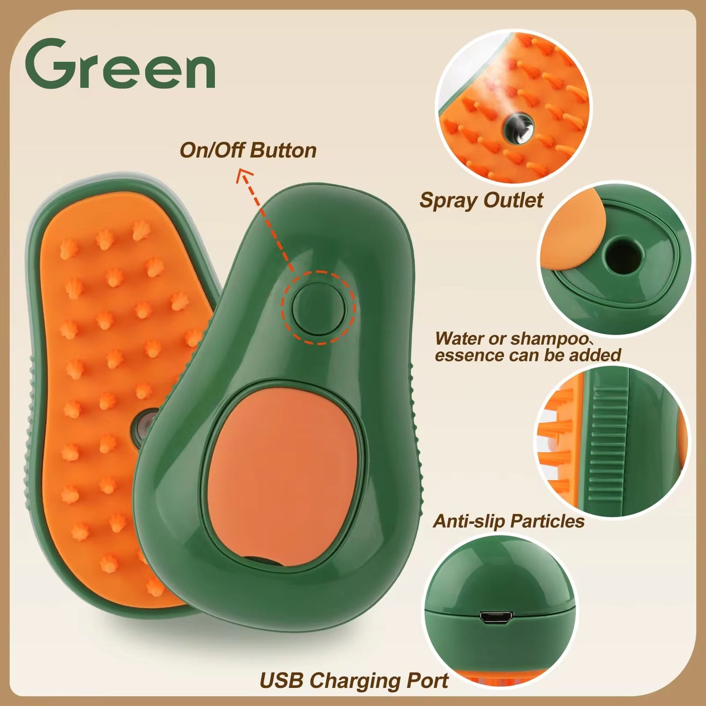 Transform Your Pet's Grooming Routine with the 3 in 1 Electric Brush & Spray Combo β Perfect for Cats and Dogs! πΎβ¨