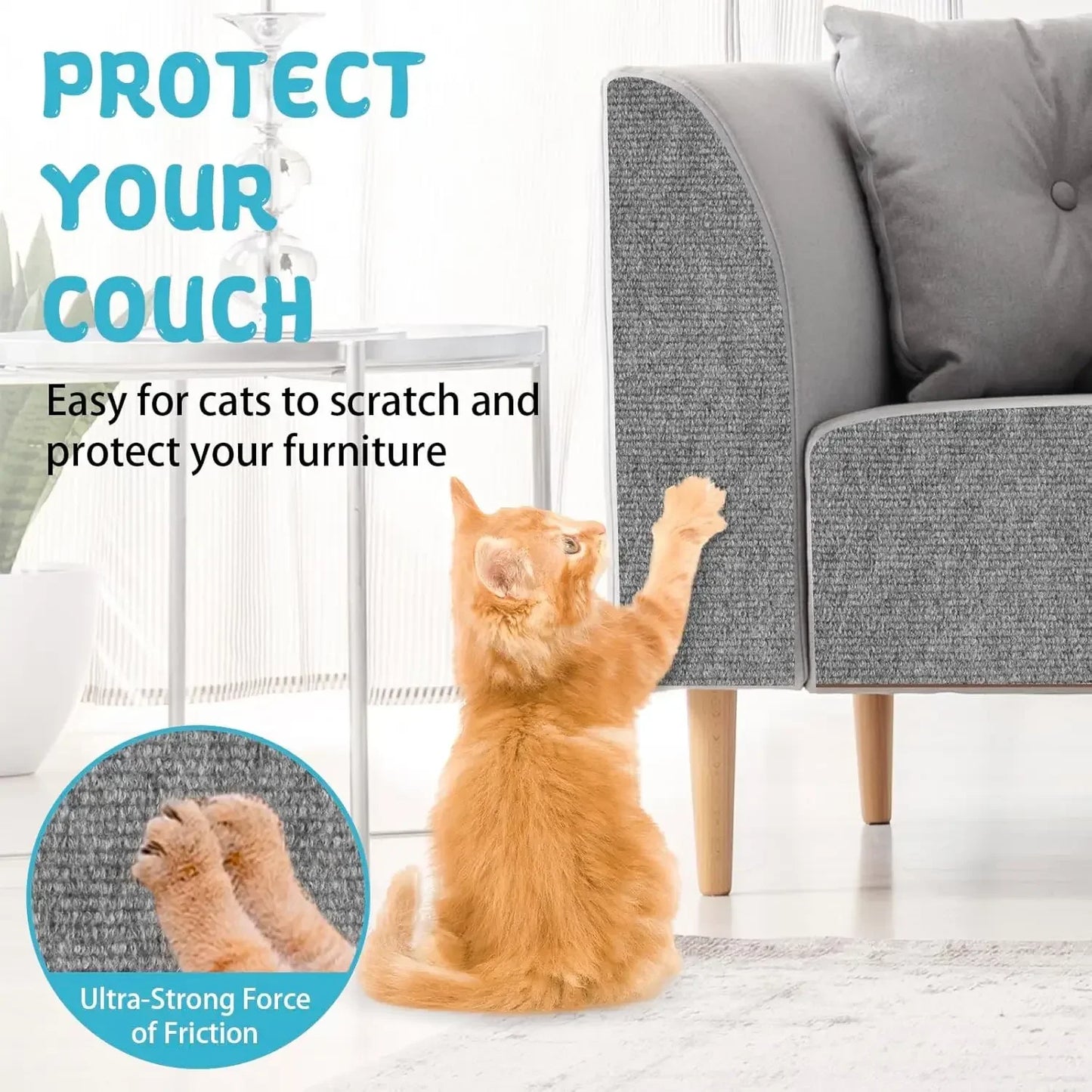 Transform Your Cat's Playtime with Our Trimmable Scratching Mat! πΎ Say Goodbye to Scratched Sofas and Hello to Happy Cats! π #CatLovers #CatAccessories #ScratchingPost