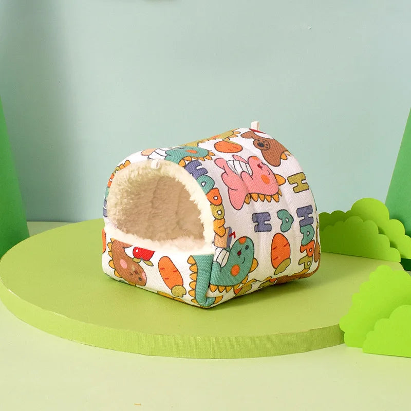 Snuggle Up Your Furry Friends with Our Adorable Mini Cage Winter Mat! Perfect for Rabbits, Squirrels, Guinea Pigs, and Hamsters! 🐰🐹🪤❤️