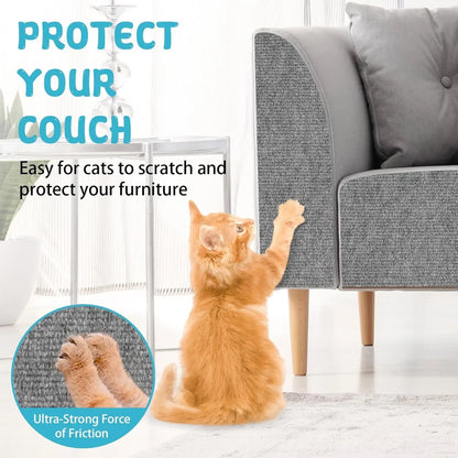 Transform Your Cat's Playtime with Our Trimmable Scratching Mat! 🐾 Say Goodbye to Scratched Sofas and Hello to Happy Cats! 🌟 #CatLovers #CatAccessories #ScratchingPost