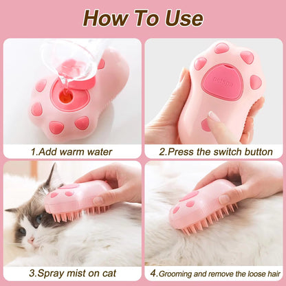 Transform Your Pet's Grooming Routine with the 3 in 1 Electric Brush & Spray Combo – Perfect for Cats and Dogs! 🐾✨