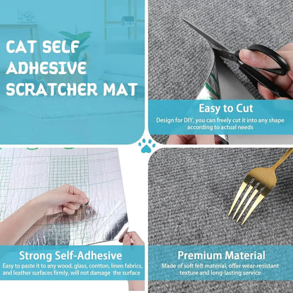 Transform Your Cat's Playtime with Our Trimmable Scratching Mat! 🐾 Say Goodbye to Scratched Sofas and Hello to Happy Cats! 🌟 #CatLovers #CatAccessories #ScratchingPost