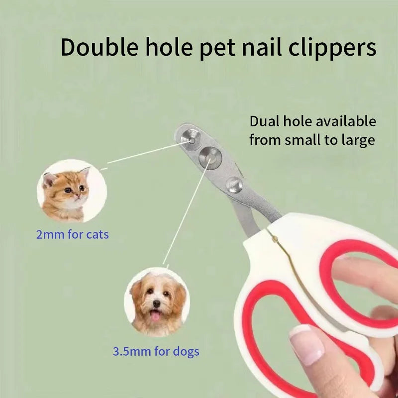 Sleek & Sharp: Professional Stainless Steel Nail Clippers for Your Furry Friends! Perfect for Small Cats & Dogs 🐾✂️ #PetGrooming #NailCare